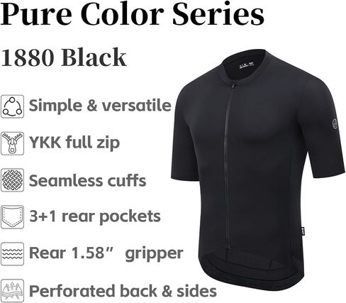 YKYWBIKE Cycling Jersey Men with Pockets Bike Jersey Short Sleeve Biking Shirts for Men Cycling Breathable MTB Biker Shirts in Saudi Arabia