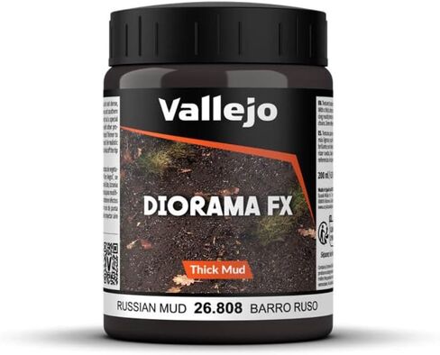 Vallejo Brown Thick Mud, 200ml in Kuwait