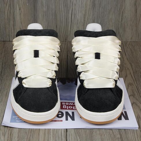 2CM Ribbon Laces for Adidas Samba Shoes Wide Flat Satin Shoelaces Strings for Sneakers in Saudi Arabia
