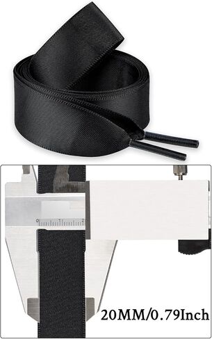 2CM Ribbon Laces for Adidas Samba Shoes Wide Flat Satin Shoelaces Strings for Sneakers in Saudi Arabia