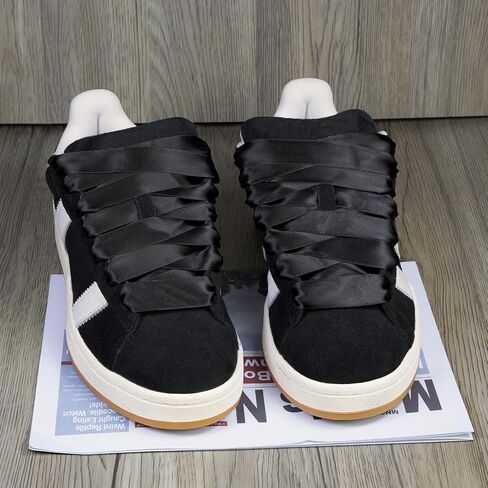 2CM Ribbon Laces for Adidas Samba Shoes Wide Flat Satin Shoelaces Strings for Sneakers in Saudi Arabia