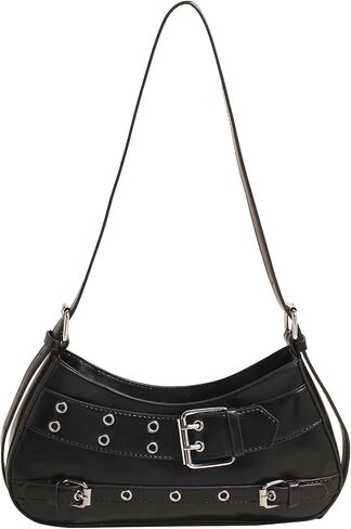 Sanxine Shoulder Bags for Women Small Y2k Purses Punk Shoulder Purse Lightweight Hobo Bag Handbags Trendy Crescent Bags in Saudi Arabia