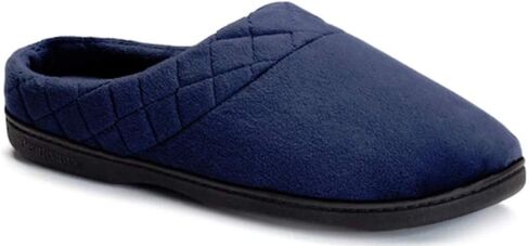 Dearfoams Womens Quilted Memory Foam Clog Slippers X-Large Black in Kuwait