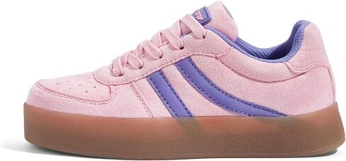 LUCKY STEP Unisex-Child Kid's Sneakers Lace Up School Fashion Platform Breathable Tennis Athletic Running Walking Shoes for Boys Girls in Saudi Arabia