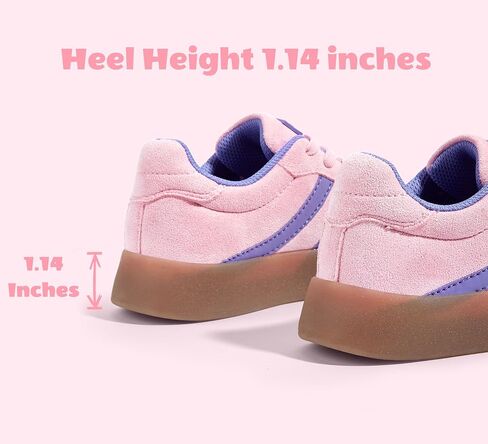 LUCKY STEP Unisex-Child Kid's Sneakers Lace Up School Fashion Platform Breathable Tennis Athletic Running Walking Shoes for Boys Girls in Saudi Arabia