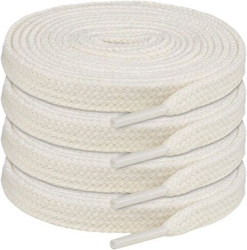 2 Pairs 8MM Shoe Laces for Golden Goose Sneaker, Flat Shoelaces Replacement Shoes Strings in Saudi Arabia