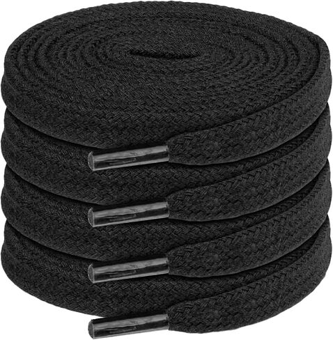 2 Pairs 8MM Shoe Laces for Golden Goose Sneaker, Flat Shoelaces Replacement Shoes Strings in Saudi Arabia