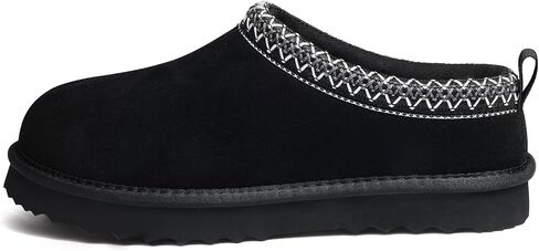Genuine Suede Fuzzy Slippers for Women Winter Warm House Shoes Cozy Mini Boots for Indoor Outdoor in Saudi Arabia