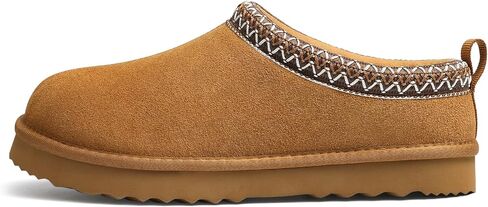 Genuine Suede Fuzzy Slippers for Women Winter Warm House Shoes Cozy Mini Boots for Indoor Outdoor in Saudi Arabia