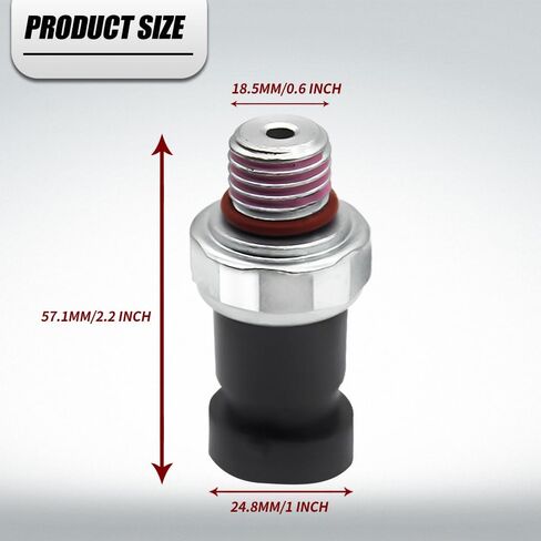 استبدال 12635957 Yinncke محرك زيت زيت مستشعر التبديل Switch Switch Fits لـ Chevy Camaro Malibu Impala Trailblazer Fits for GMC Envoy Canyon Fits for Buick Allure Fits for Cadillac ATS D1843A in Saudi Arabia