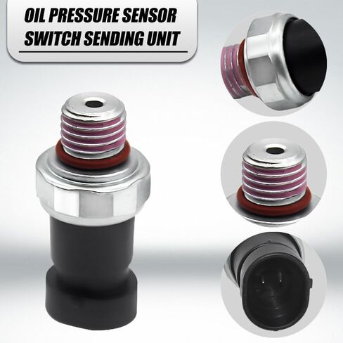 استبدال 12635957 Yinncke محرك زيت زيت مستشعر التبديل Switch Switch Fits لـ Chevy Camaro Malibu Impala Trailblazer Fits for GMC Envoy Canyon Fits for Buick Allure Fits for Cadillac ATS D1843A in Saudi Arabia