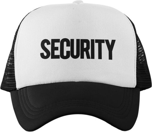 Security Baseball Caps Mesh Staff Trucker Hats Coaching Uniform in Saudi Arabia
