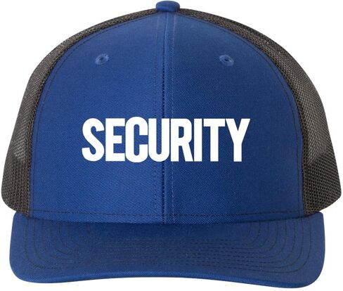 Security Baseball Caps Mesh Staff Trucker Hats Coaching Uniform in Saudi Arabia