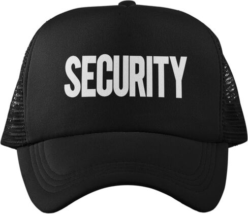Security Baseball Caps Mesh Staff Trucker Hats Coaching Uniform in Saudi Arabia