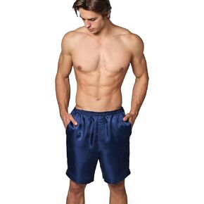 Luxury Artisan Silk Boxer Shorts For Men, 27mm Washable Natural Silk