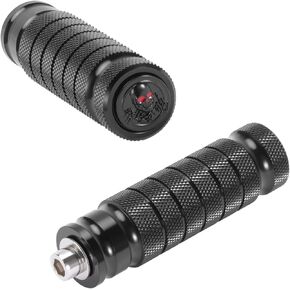3D Skull Motorcycle Front Foot Pegs, 8mm Anti-Skid Knurled Passenger Footpegs Footrest Pedal For Yamaha Suzuki Kawasaki Aprilia