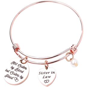 Sister in Law Bracelet Sister of The Groom Gift When I Married Your Brother I Gained A Sister Wedding Jewelry in Kuwait