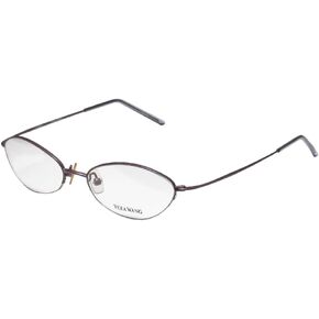 Vera Wang V24 For Ladies/Young Women/Girls Cat Eye Half-rim Titanium Elegant Trendy Eyeglasses/Eyewear (47-16-133, Lilac)