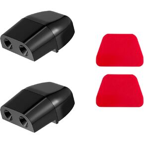 4 PCS Deer Whistles for Car, Deer Whistles Animal Warning Device to Avoid Collisions, Animal Alert Deer Repellent Devices for Cars Trucks Motorcycles, Car Accessories (Transparent)