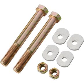 Front Lower Control Arm Cam Bolt Delete Eliminator Kit for Jeep Wrangler TJ 1997-2006, Jeep Cherokee XJ 1984-2001