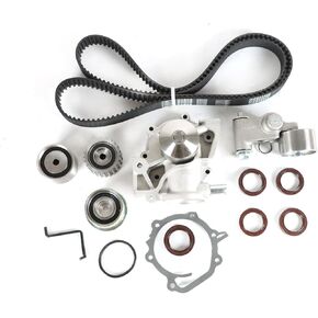 13028-AA231 Timing Belt Kit with Water Pump Fits for 2005-2006 9-2X 2.5L, for 1999-2005 Forester 2.5L, for 1999-2005 Impreza 2.5L, for 1999 Legacy 2.2L, for 2000-2005 Outback 2.5L