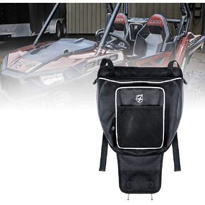Xprite UTV RZR Center Seat Storage Bag Compatible with 2008-2021 Polaris Razor 570 800 S 900 1000 XP Turbo, w/Water Resistant Zippers Offroad Cab Pack Pocket - Red
