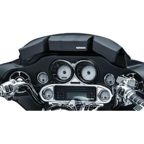 Kuryakyn 5212 Batwing Fairing Storage Pouch Bag with Magnetic Closures for 1996-2013 Harley-Davidson Touring and Trike Motorcycles, Black