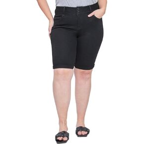 Royalty For Me Womens Women's Plus Size Essential Bermuda