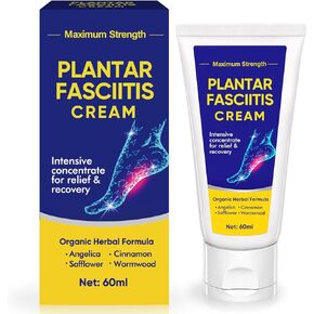 LAORICI Plantar Fasciitis Relief Cream - Heel Relief Cream for Plantar Fasciitis, Heel Spurs, Knee, Hands & Legs, Maximum Strength Soothe, 60ML