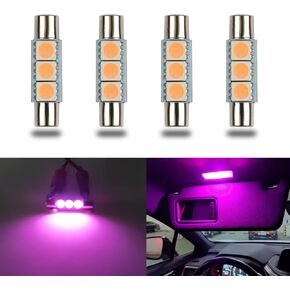 iBrightstar 6614F LED Bulbs, 29mm 6612F Super Bright Car Visor Vanity Mirror Led Bulbs for Vanity Mirror Lights and Sun Visor Lights, White