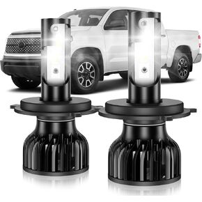 Fit for 2000-2006 2014-2021 Toyota Tundra Light Bulbs, Super Bright High/Low Dual Beam, 6000K Cool White, Plug and Play, Pack of 2