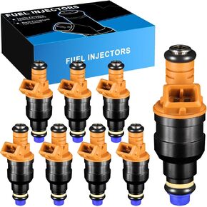 0280150943 Fuel Injectors Fit For:-Ford F250 5.4L 1997-1999 5.8L 1989-1996 for:-Mustang 1996-2004 F150 F350 E150 E250 Bronco, For:-Lincoln Navigator Town Car, For:-Mercury Grand Marquis (Set of 8)