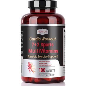 Multivitamin with Creatine and BCAA for Cardio Workout and Aerobic Sports |Heart & Muscle Protect | Reduce Fatigue|Enhance Performance|Optimize Energy|Fast Recovery.