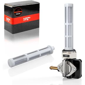 1PZ FX8-D5C Motorcycle Fuel Valve Petcock with Male Thread 61338-94D for Harley FXST FLST FXD FLT 1995-2001 for 1340cc for Harley Vacuumed Petcock Valve Switch Gas Fuel Shut Off Valve