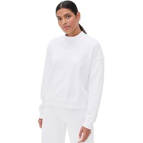 perfectwhitetee Women's Blake French Terry Crew Neck Sweatshirt