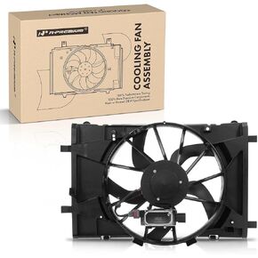 A-Premium Engine Radiator Cooling Fan Assembly Compatible with Select Ford & Lincoln & Mercury Models - Fusion 2010-2012, MKZ 2011-2012, Milan 2010-2011 - Replace# BE5Z8C607A