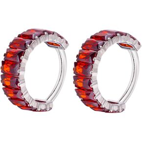 G23 Titanium hypiallergenic zirconia zirconia hoop huggie diamond cuff ear ear aricbers arocring for woman man
