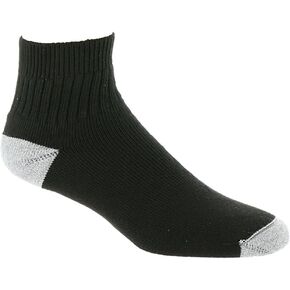 Wigwam Diabetic SportQuarter Socks Black Large