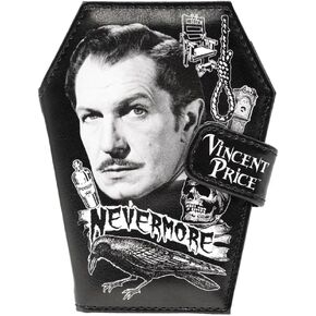 kreepsville 666 Vincent Price Nevermore Horror Coffin Wallet