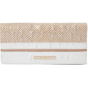 Brahmin Women's Melbourne Ady Wallet, Sea Salt White, One Size