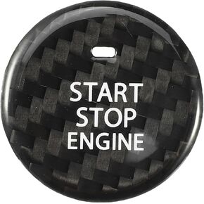 Engine Start Stop Button Cover for Mazda 3 Durable | Ignition Starter Switch Sticker Red 1 Pcs
