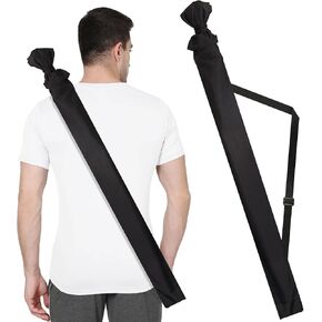 NUMJAW Sword Bag for Back Lightsaber Holster Katana Back Holster with Strap Sword Back Holster Sword Carrying Case Katana Sword Holder Back for Samurai Cosplay Costume Halloween Dress Up Party Black