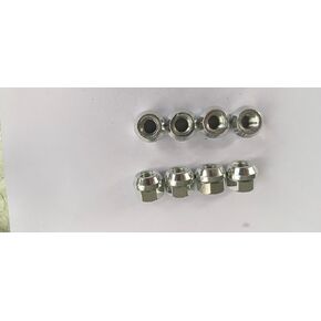 8pcs M10*1.25 ATV UTV Wheel Lug Nuts 85-2010 استبدال Honda Suzuki Kawasaki Yamaha Can-Am الأمامي أو الخلفي