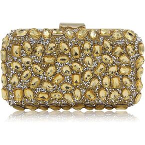 Milisente Clutch Purses For Women Crystal Clutches Evening Bags Gemstone Clutch Purse For Wedding Formal