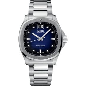 MIDO Multifort TV Big Date - Swiss Automatic Watch for Men - Blue Dial - Case 40mm - M0495261104100