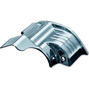 Kuryakyn 7779 Motorcycle Engine Accessory: Starter Mount Cover Accent for 2009-16 Harley-Davidson Touring Motorcycles, Chrome