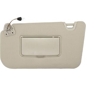 Driver Side Sun Visor Compatible with Nissan Rogue X-Trail 2014-2020 Sun Shade with Light Replacement 96401-4BA1D Color: Beige in Saudi Arabia