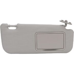 Gray Passenger Right Side Sun Visor Replacement Compatible with Toyo ta 2014 to 2019, Passenger Side Sun Visor with Makeup Mirror, Excellent Sun