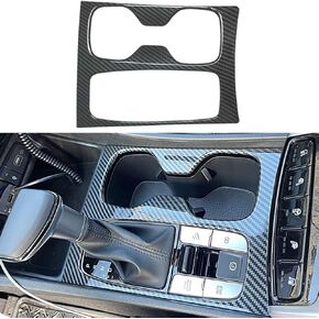 Interior Center Console Gear Shift Panel Cover Water Cup Holder Frame Decoration Trim for Hyundai Santa Cruz Accessories 2022 2023 2024
