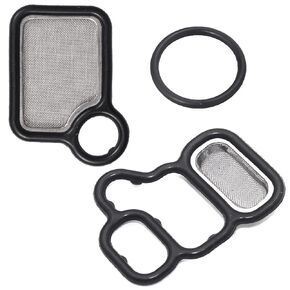 VVT VTEC Solenoid Gasket Valve Cover Set Spool Valve Filter Screen for Honda Accord Civic CR-V Element for Acura RDX RSX TSX 2002-2015 917-176，2PCS